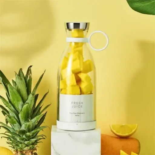 Compact Portable Mini Juicer Blender – USB Rechargeable for Fresh Juice & Smoothies