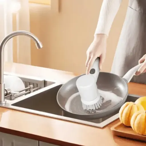 5 in 1 Rechargeable Electric Magic Brush for Kitchen and Bathroom