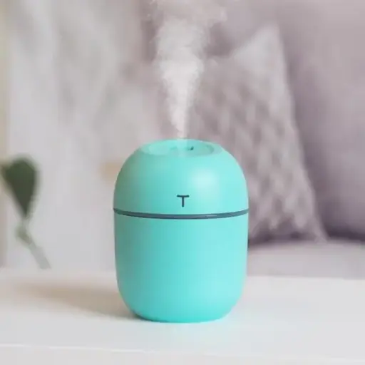 USB Humidifier & Aroma Diffuser | Quiet Cool Mist Maker with LED Lights
